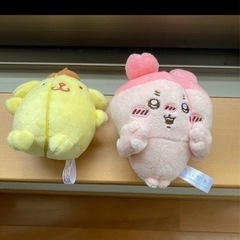 ちいかわ、ポムポムプリン　ぬいぐるみ