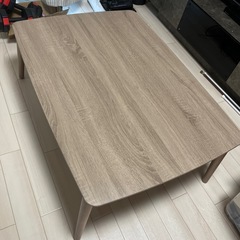 【引取希望】人感センサー付きこたつテーブルの画像