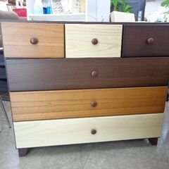 大川家具　nakakei　チェスト　マルーン２