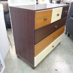 大川家具　nakakei　チェスト　マルーン２の画像