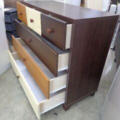 大川家具　nakakei　チェスト　マルーン２の画像