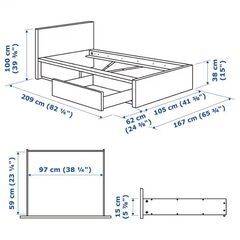 IKEA MALM  ベッドフレーム