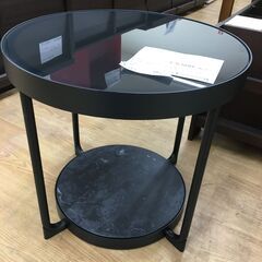 ★ジモティ割あり★ IKEA　イケア コーヒーテーブル ブラック　黒 W49×D49×H45 クリーニング済み SJ6338