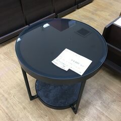 ★ジモティ割あり★ IKEA　イケア コーヒーテーブル ブラック　黒 W49×D49×H45 クリーニング済み SJ6338の画像