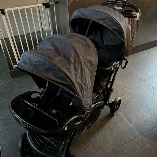 KATOJI  二人乗りベビーカー  二人でゴーDX