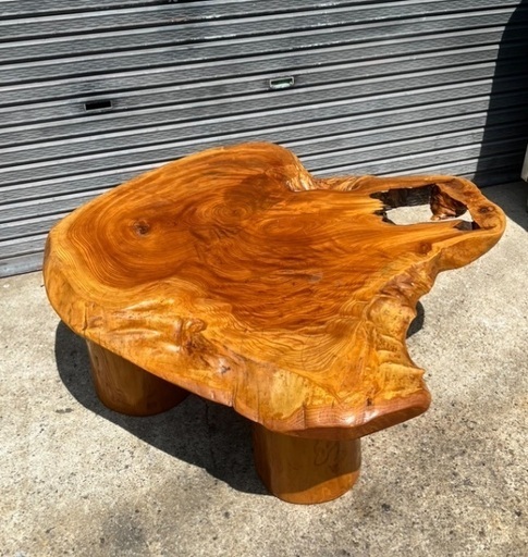 欅 無垢1枚板 けやき 無垢材 テーブル センターテーブル 座卓 ちゃぶ台