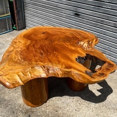 欅 無垢1枚板 けやき 無垢材 テーブル センターテーブル 座卓 ちゃぶ台