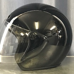 E489◇X-europe◇オープンフェイスヘルメット◇ジェット ブラック◇SG規格◇PSCマーク取得◇ワンタッチホルダーの画像