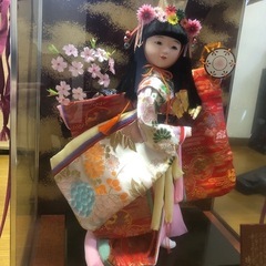 雛人形　ガラスケース②