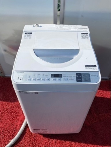☆No.r11 2019年製SHARP電気洗濯乾燥機　洗濯５.5キロ　乾燥３.5キロ