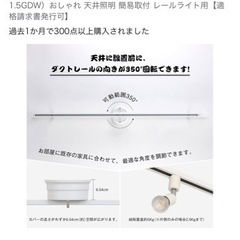 配線ダクトレール　レールライト　照明付きの画像