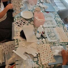 ポーセラーツ春レッスンの画像