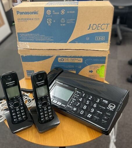Panasonic（パナソニック）おたっくす　パーソナルFAX　KX-PD303D-K　子機2台
