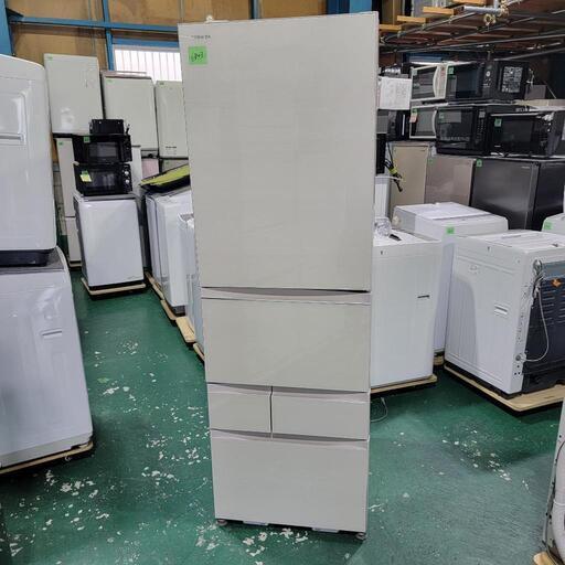 ‍♂️h061017売約済み‼️配送設置は無料‼️最新2022年製✨タッチドアオープン✨東芝 465L 5ドア 冷蔵庫  氷結晶チルド 自動製氷付き