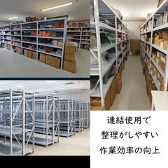 福岡★横幅100cm★耐荷重100kg/段★新品スチールラック★軽量　倉庫用　組立簡単　倉庫用ラック　業務用ラック　スチール棚の画像