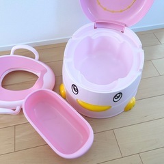 新品未使用！可愛すぎるあひるのミニトイレ（おまる）の画像