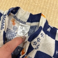 金魚柄　90 甚平の画像