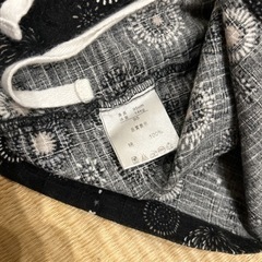 花火柄　黒　95 甚平の画像