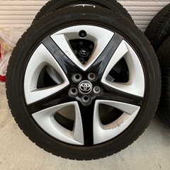 50 プリウス 純正ツーリング 17インチ 流用 ナット付き 50プリウス純正ホイール17インチSツーリング