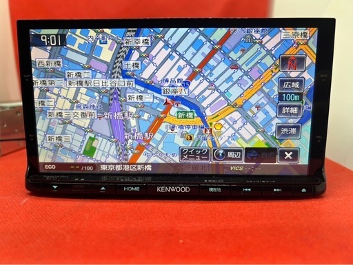 KENWOOD 最上級　MDV-X701 最新地図　新品バックカメラ付フルセット