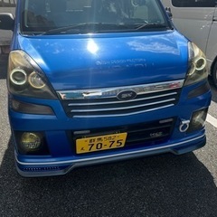 スバル　ステラ　社外エアサス　車検満タン