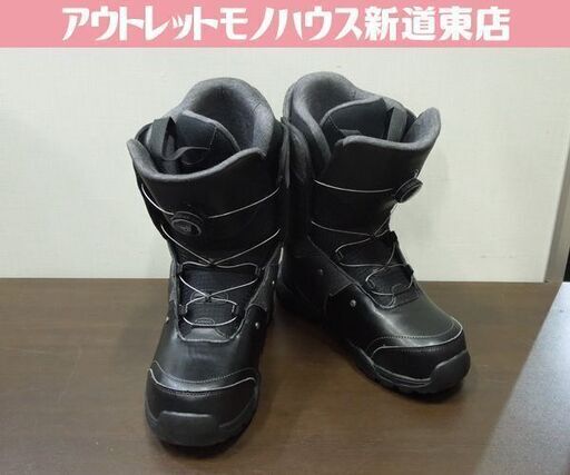 kissmark 28.0cm US10.5 スノーボードブーツ KM GENEROUS スノボブーツ ブラック メンズ 大きなサイズ キスマーク 札幌市 新道東店