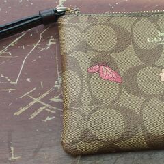 ☆コーチ COACH 小物入れ ポーチ 蝶◆化粧品などからお金や...