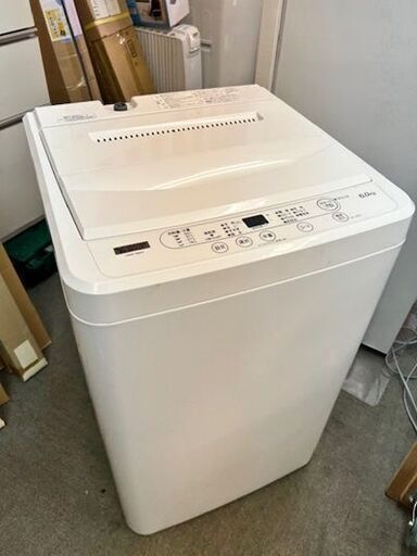 ■2021年製　ヤマダ電機　全自動電気洗濯機　 YWM-T60H1■6kg