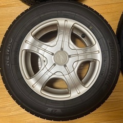 ホイールセット　165/70r13 79sブリヂストンNEWNOの画像