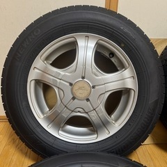 ホイールセット　165/70r13 79sブリヂストンNEWNOの画像