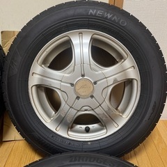 ホイールセット　165/70r13 79sブリヂストンNEWNOの画像