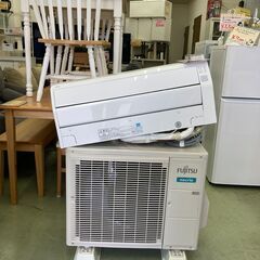 【リサイクルショップ　ピカソ　小松原】富士通 FUJITSU 6畳用エアコンノクリア 2018年製 AS-C22G★9876★