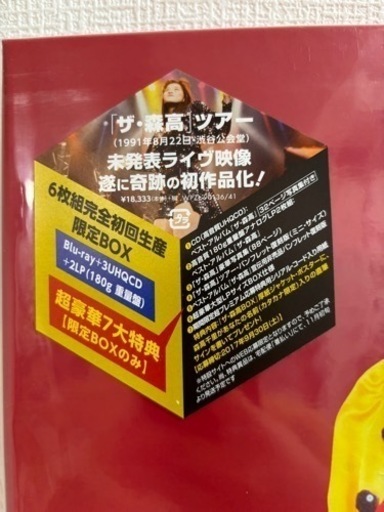 森高千里　ザ・森高 ツアー1991.8.22 6枚組完全初回生産限定 BOX