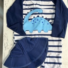 ❤️新品未使用❤️水着 男の子 ラッシュガード ボーダー 子供 ...