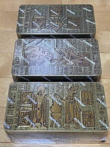 遊戯王★TIN缶★2020 2021 2022コンプリートセット★王の記憶の石板★