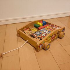 アンパンマン積み木車