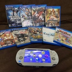 【受渡し予定者決定】PS-Vita本体とゲームソフト9本セットの画像