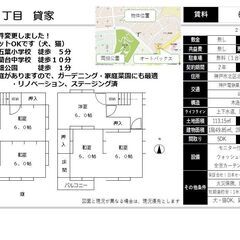 神戸市北区北五葉６丁目５－１５、ペット（犬・猫）OK、駐車場有り