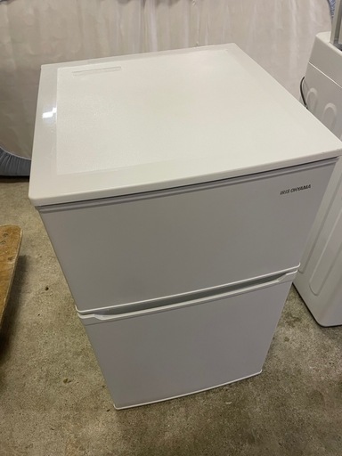 IRIS OHYAMA アイリスオーヤマ 90L KRSD-9C  2ドア冷蔵庫 動作品 2021年製