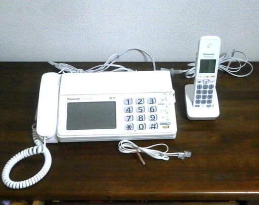 ★パナソニック デジタルコードレスFAX KX-PD703-W ジャンク品 レトロ家電