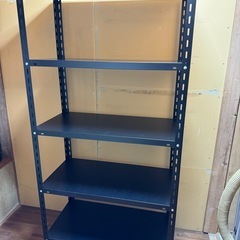 スチールラック　ブラック
