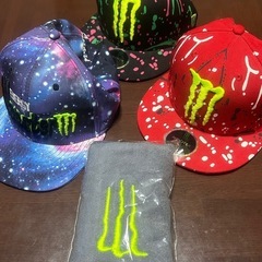 （購入先決まりました）モンスター　キャップ　未使用　タオルおまけ付き