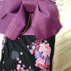 【お取引中】女の子　浴衣　150センチ　帯付きの画像