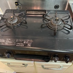 ２口ガスコンロ　都市ガス