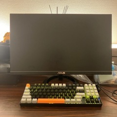 ASUS フレームレス モニター［キーボード付き] 