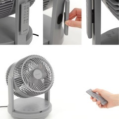 QUADS ツインブレードパワフルDCサーキュレーター QS303GYの画像