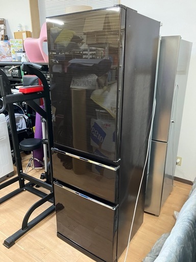 【引取】三菱 MITSUBISHI 冷蔵庫 365L MR-CX37D-BR 動作確認済み 2019年製