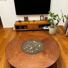 バリ家具　ローテーブル　ダイニングテーブル　