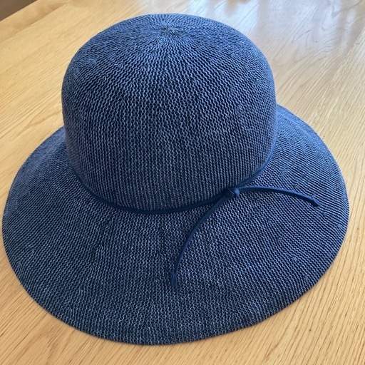 サンバリア100 リネン•サーモハット　　　ネイビー