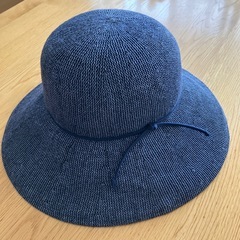 サンバリア100 リネン•サーモハット　　　ネイビーの画像